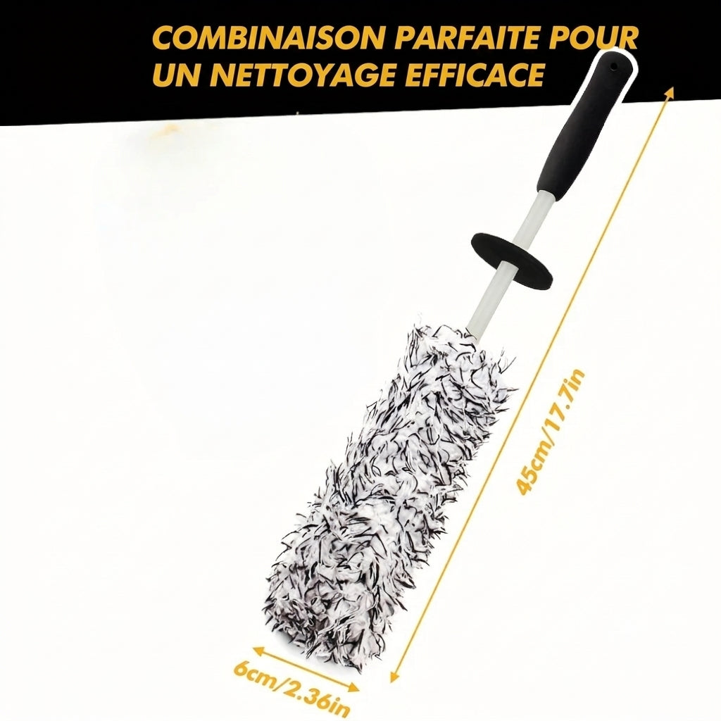Aurevia wheel pro - brosse microfibre pour jantes